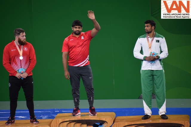 Sumit won GOLD in 125 kg wrestlng